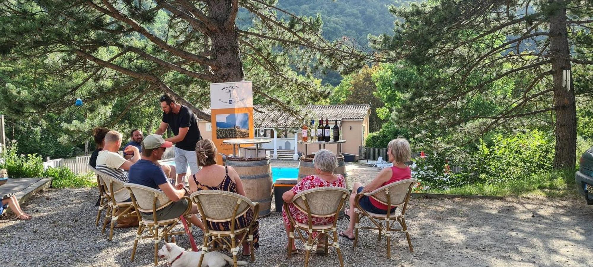 Camping Le Gallo Romain Barbieres Buitenkant foto