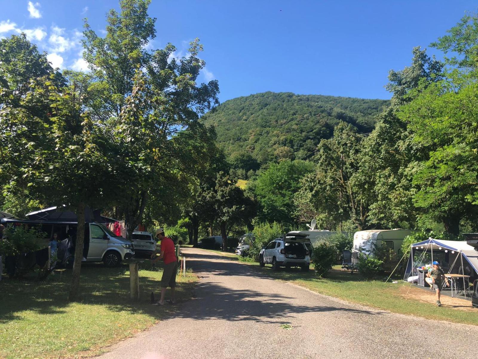 Camping Le Gallo Romain Barbieres Buitenkant foto